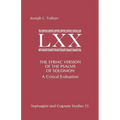 The Syriac Version of the Psalms of Solomon: A Critical Evaluation