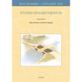 Etudes Ougaritiques III