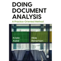 Doing Document Analysis