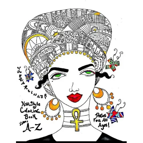 Lora Reina's Alphabet of Hair Styles Coloring Book