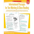 Informational Passages for Text Marking & Close Reading: Grade 2: 20 Reproducible Passages with Text-Marking Activities That Guide Students to Read St