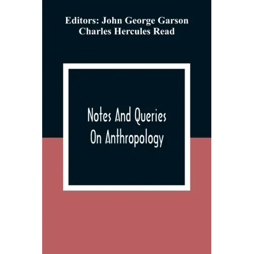 Notes And Queries; On Anthropology