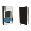 Niv, Pocket Thinline Bible, Bonded Leather, Black, Red Letter, Comfort Print
