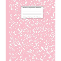 Marbled Composition Notebook: Pink Marble Wide Ruled Paper Subject Book