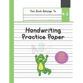 Handwriting Practice Paper K-2: The Little Crocodile Kindergarten writing paper with dotted lined sheets for ABC and numbers learning 125 pages 8.5x11