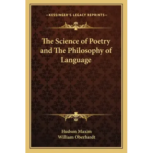 The Science of Poetry and the Philosophy of Language