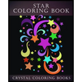 Star Coloring Book: A Stress Relief Adult Coloring Book Containing,15 Star Patterns Printed On White Backgrounds, And Repeated On Aa Black