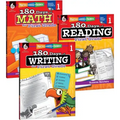 180 Days(tm) Reading, Writing and Math for Grade 1: 3-Book Set: Practice, Assess, Diagnose