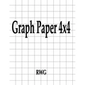 Graph Paper 4x4: 150 Pages 8.5" X 11"
