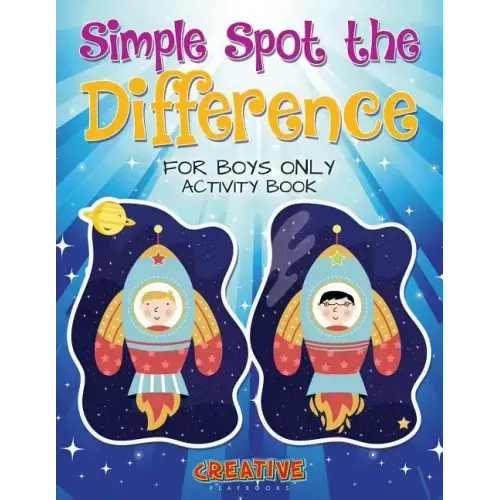 Simple Spot the Difference for Boys Only Activity Book
