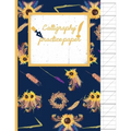Calligraphy Practice paper: Sunflower hand writing workbook for adults & kids 120 pages of practice sheets to write in (8.5x11 Inch).