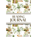 Reading Journal (Watercolour Stacked Books with Potted Plants): 6"x9" Book Lover's Diary; Book/Series Reviews, Reading Tracker, Favorite Book List, Fa
