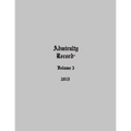 Admiralty Record(R) Volume 3 (2015)