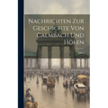 Nachrichten Zur Geschichte Von Calmbach Und Höfen