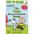 Five Funny Snoopy and Charlie Brown Stories!: Snoopy and Woodstock Best Friends Forever!; Snoopy, First Beagle on the Moon!; Time for School, Charlie