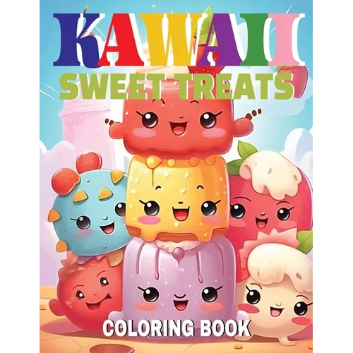 Kawaii Sweet Treats Coloring Book: Sweet Adventures in Coloring - Paperback
