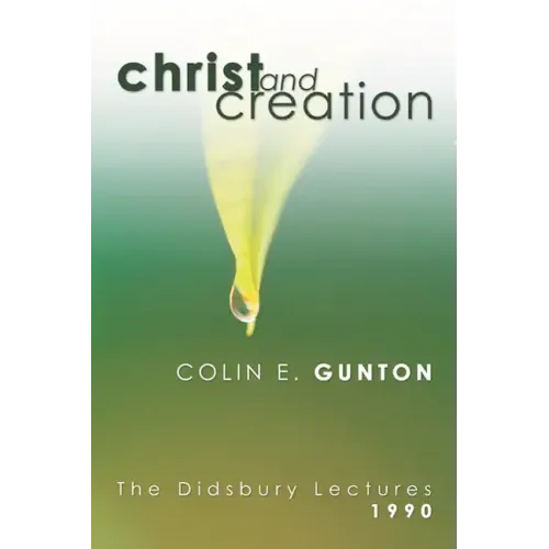 Christ and Creation