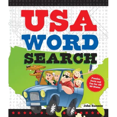 USA Word Search: Puzzles, Facts, and Fun for 50 States