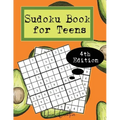Sudoku Book For Teens 4th Edition: Easy to Medium Sudoku Puzzles Including 330 Sudoku Puzzles with Solutions, Avocado Edition, Great Gift for Teens or