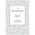 The Hatha Yoga Pradipika: The Original Sanskrit and An English Translation