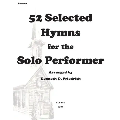 52 Selected Hymns for the Solo Performer-bassoon version