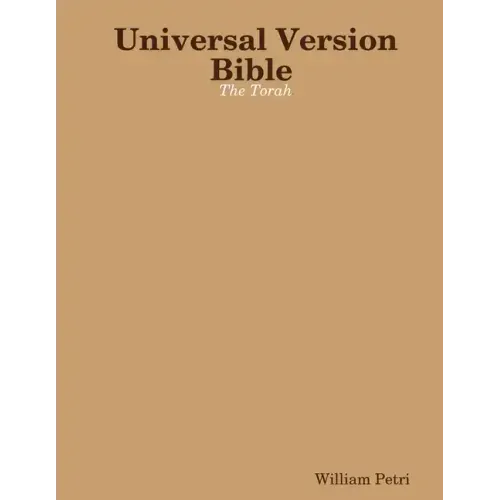 Universal Version Bible The Torah