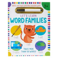Let's Learn: Word Families (Write and Wipe): (Early Reading Skills, Letter Writing Workbook, Pen Control)