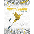 Hummingbird Coloring Book: With Beautiful Floral Patterns For Relieving Stress & Relaxation Awesome Hummingbirds For Adults Glossy Cover.