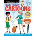 Learn to Draw Cartoons: The World's Easiest Cartooning Book Ever! - Easy How to Draw Cartoon Characters and Animals Step by Step for Kids and Adults