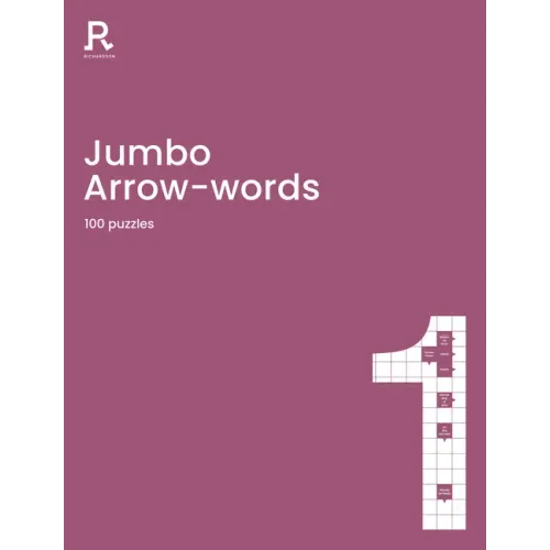 Jumbo Arrowwords Book 1: An Arrow Words Book for Adults Containing 100 Large Puzzles