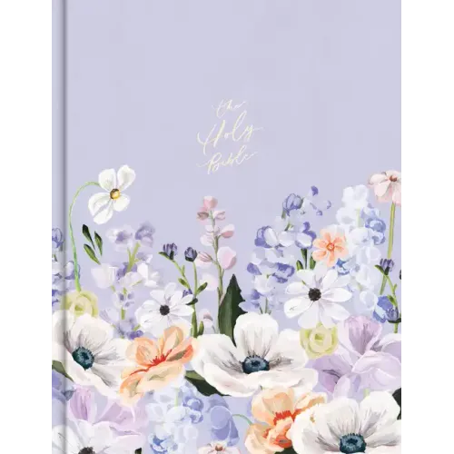 CSB Notetaking Bible, Large Print Hosanna Revival Edition, Lavender/Peach Cloth Over Board: The Holy Bible