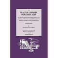 Magna Charta Sureties, 1215. Fifth Edition