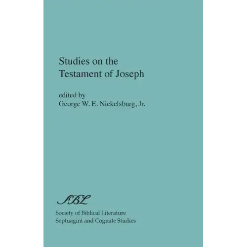 Studies on the Testament of Joseph