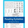Reading Syllables: Simple & Fun Syllable Practice