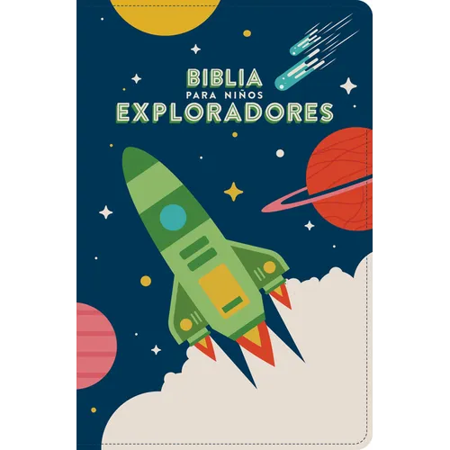 Rvr 1960 Biblia Para Niños Exploradores, Azul Cósmico Símil Piel