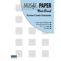 MUSIC PAPER NoteBook - Guitar Chord Diagrams