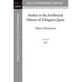 Studies in the Intellectual History of Tokugawa Japan