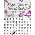 New Year's Word Search: Large Print Word Search All About New Year's