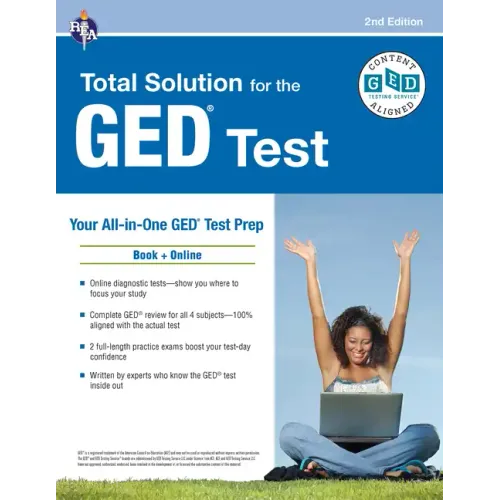 GED Total Solution, for the 2025-2026 GED Test: Certified GED Aligned Prep