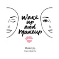 MakeUp Face Charts: Paper Practice Face Charts For Makeup Artists