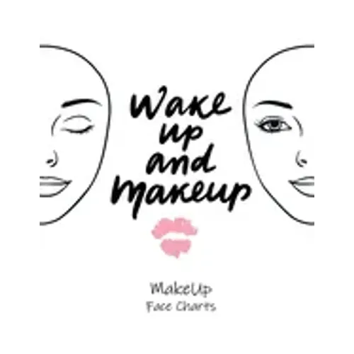 MakeUp Face Charts: Paper Practice Face Charts For Makeup Artists