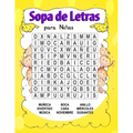 Sopa de Letras para Niñas: 6-8 años Juego didácticos, Entrena la Memoria y la Lógica - Diversión para las vacaciones