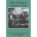 Major Writings of Germaine de Staël