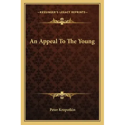An Appeal to the Young