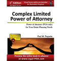 Complex Power of Attorney: Fillable Power of Attorney (POA Only) For Your Estate Planning Needs