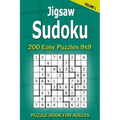 Jigsaw Sudoku Puzzle Book for Adults: 200 Easy Puzzles 9x9 (Volume 1)