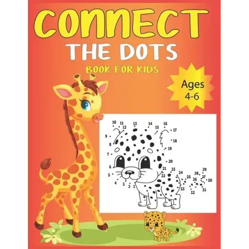 Connect The Dots Book For Kids Ages 4-6