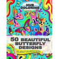 50 Beautiful Butterfly Designs: An Adult Coloring Book