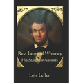 Rev. Leonard Whitney: His Search for Answers