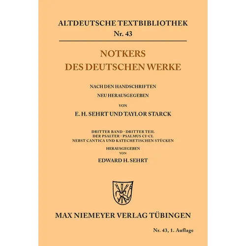 Notkers des Deutschen Werke